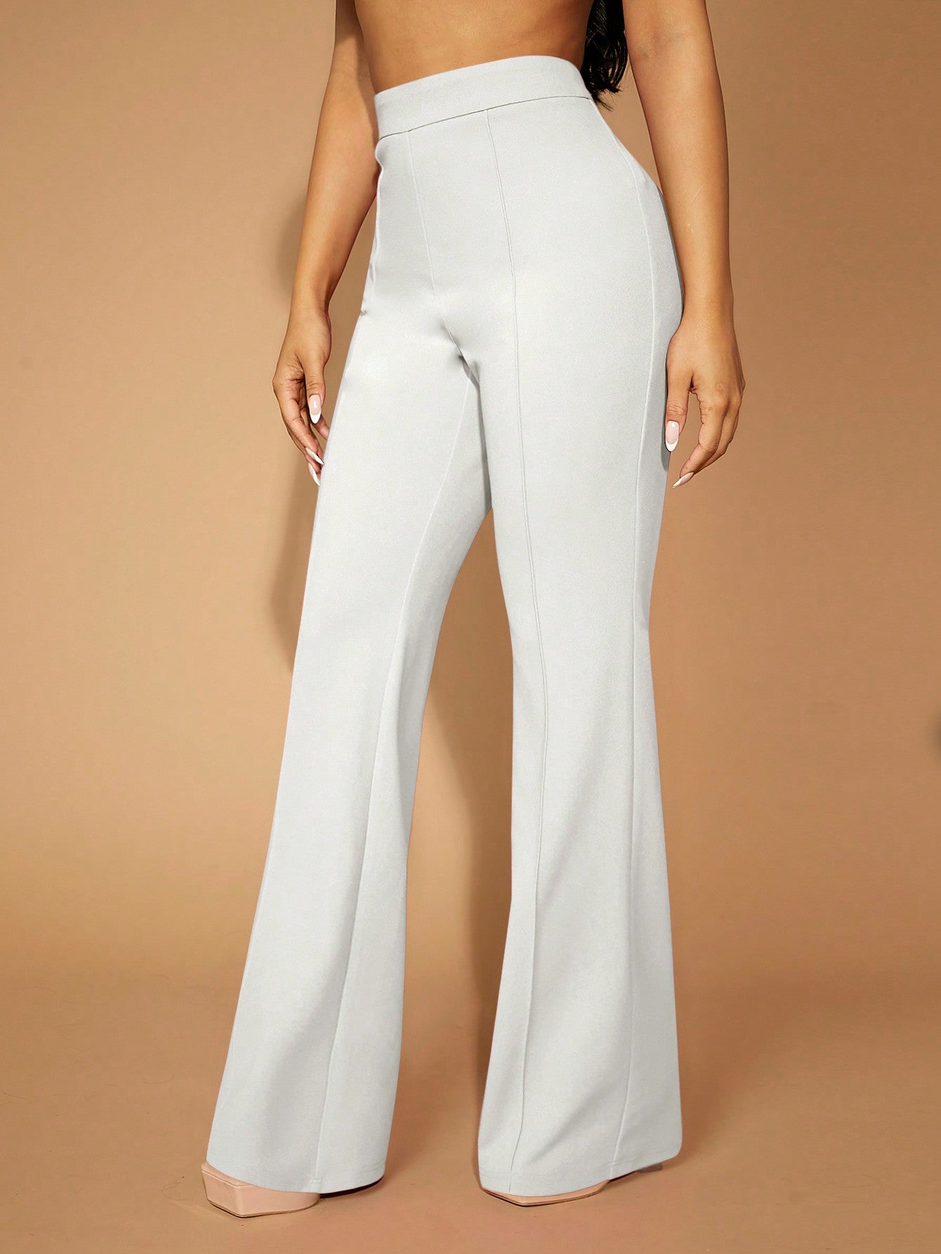 SXY Seam Front Flare Leg Pants Concert Long Summer Dress Prom Dress Sexy Dress Valentine Day Dress