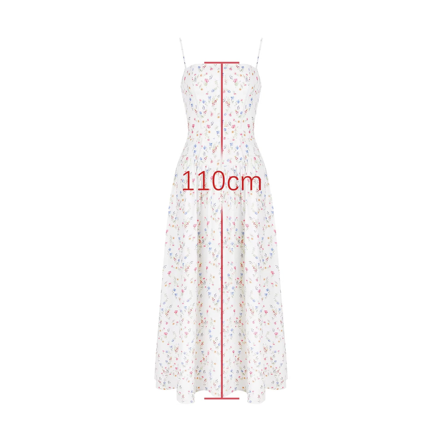 Summer Elegant Party Dresses 2024 New Arrivals Floral Print Spaghetti Strap Long Dresses One-Piece Graduation Dress Women