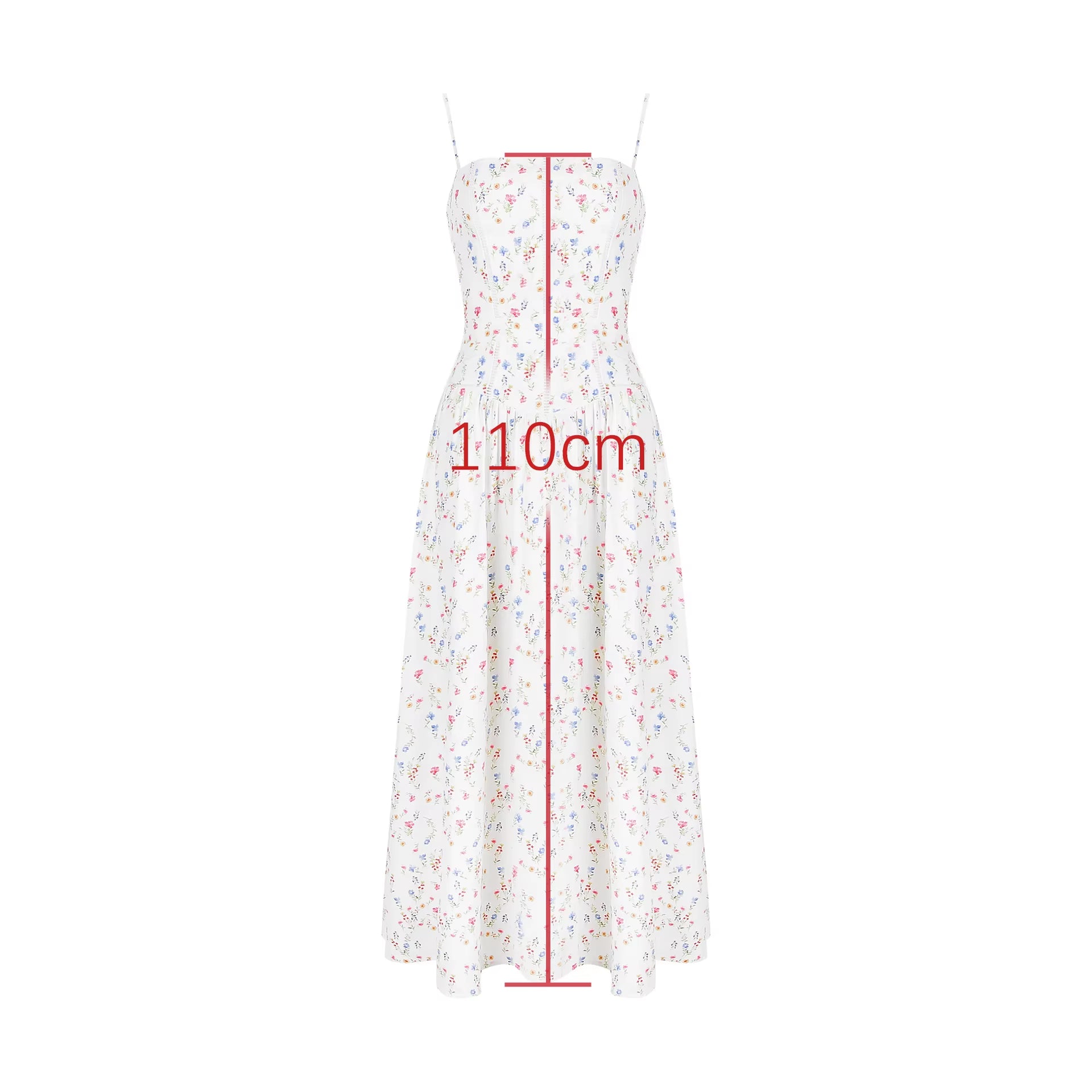 Summer Elegant Party Dresses 2024 New Arrivals Floral Print Spaghetti Strap Long Dresses One-Piece Graduation Dress Women