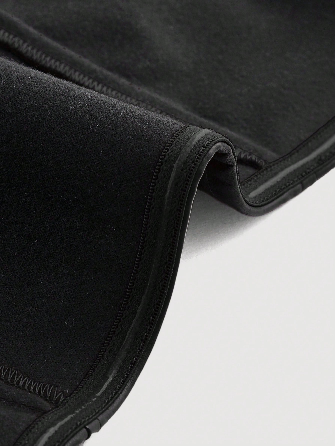 X Marika Sila  MOD Solid Center Front Button Decoration PU Leather Black Tube Top